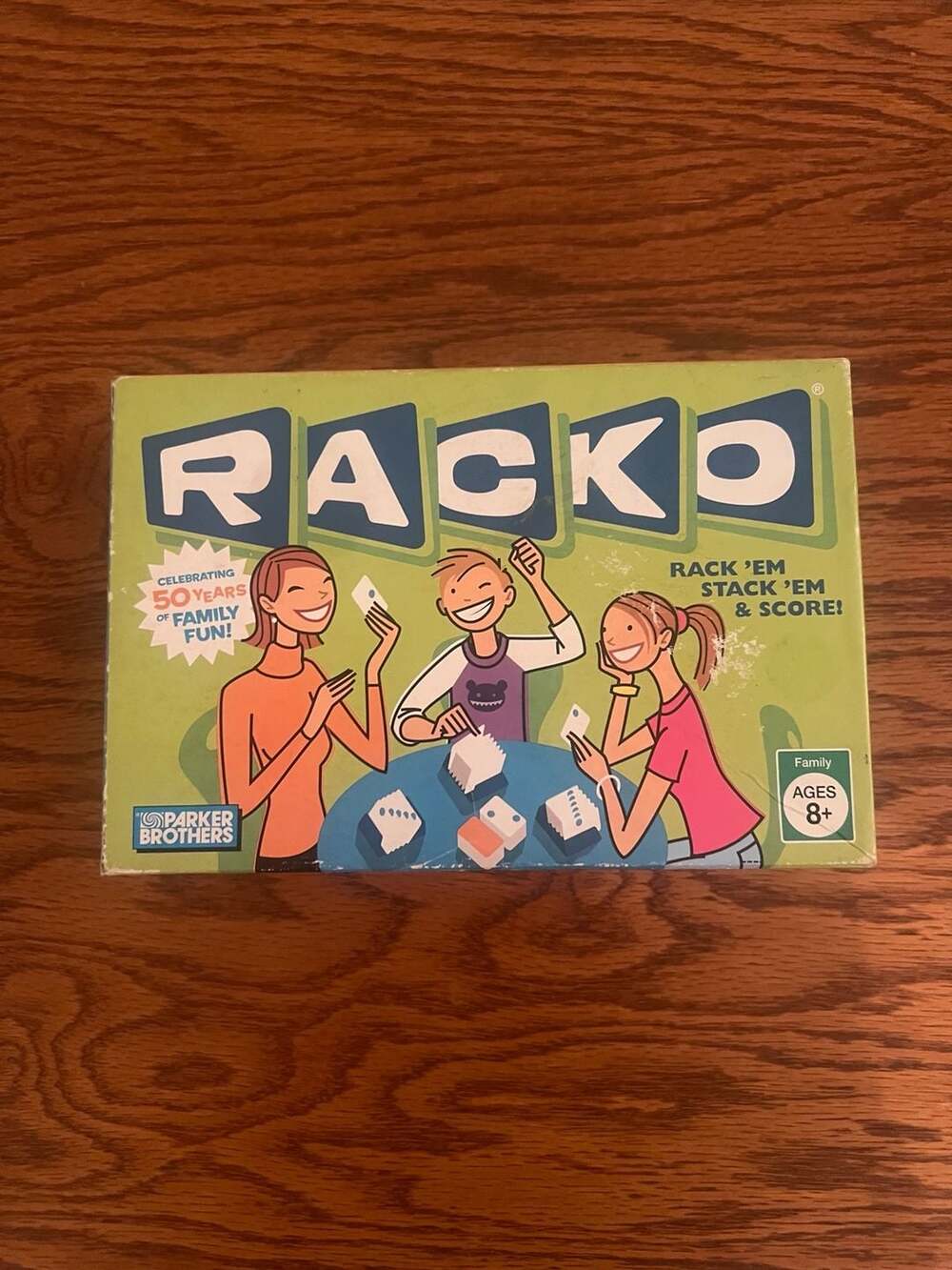 Parker Brothers Racko Card Game 50th Anniversary Edition